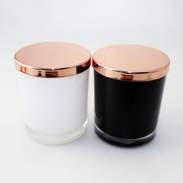 Luxury oxford opaque white candle holder jar candle jar wholesale