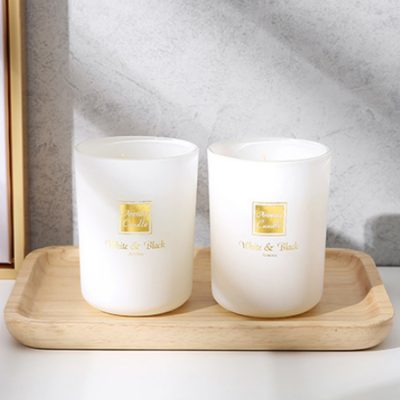 Luxury ceramic candle jar with lid for christmas | candle jar wholesale